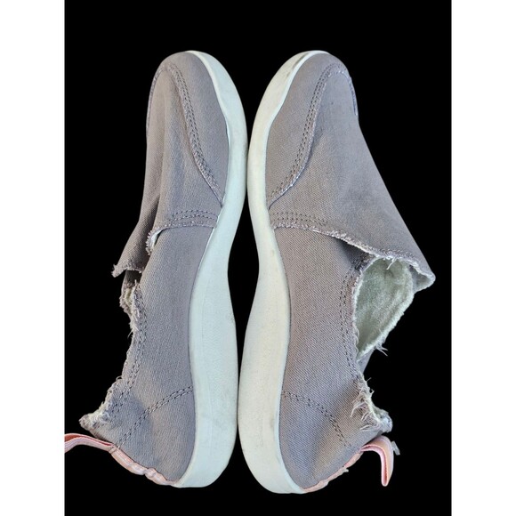 Vionic Womens 7.5W Beach Malibu Slip On Sneakers Gray Comfort Cushion Canvas - Picture 7 of 13